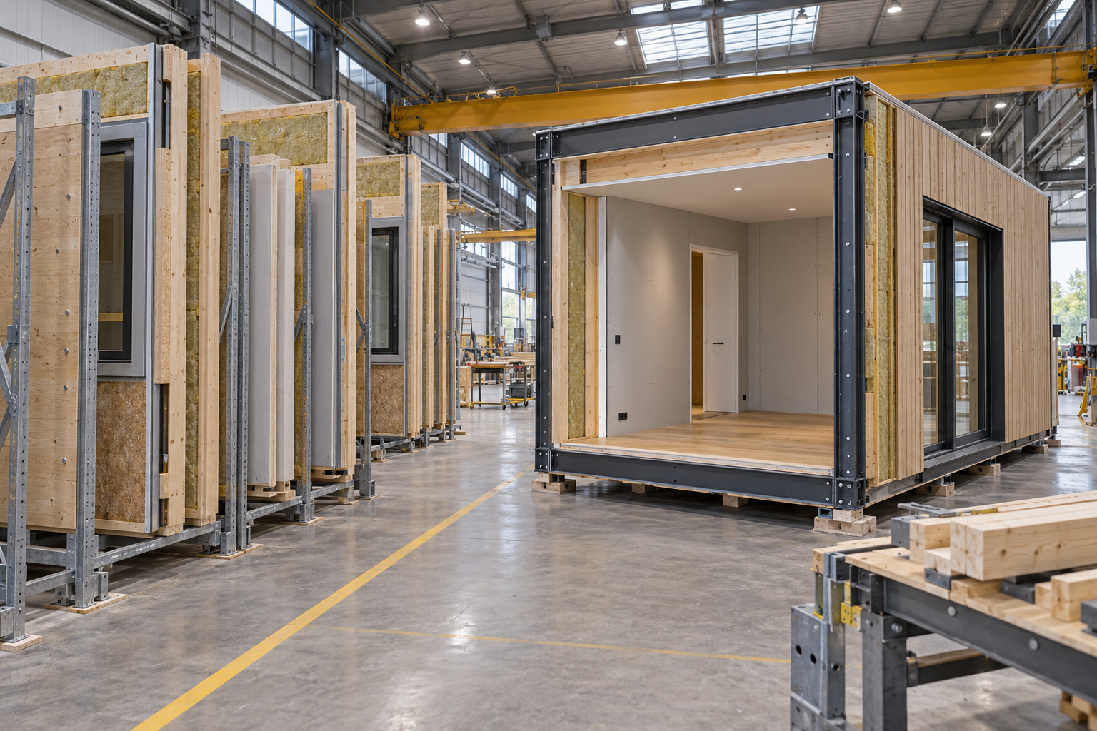 Painel, estrutura ou ambiente completo: o que muda entre soluções industrializadas